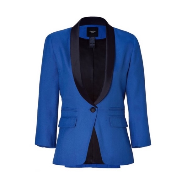 Smythe Jackets & Blazers - Smythe Shawl-Collar Blazer in Blue Size 8